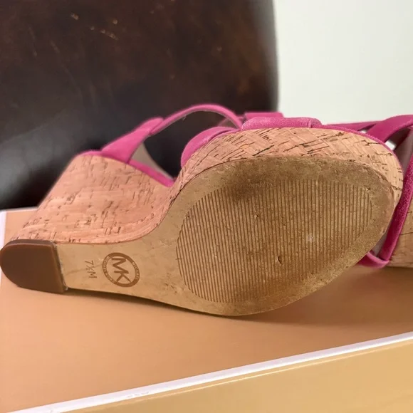 Michael Kors Giovanna Wedge Sandals - Picture 7 of 14